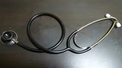 A stethoscope on a table