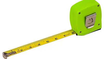 A tape measure